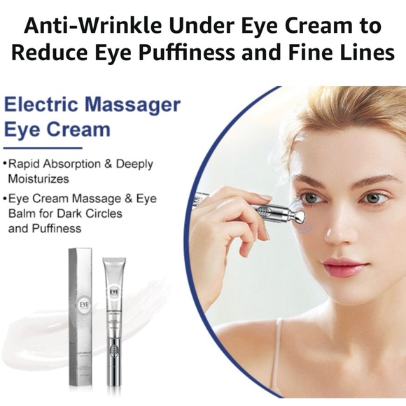 Retinol Eye Cream With Electric Massage Anti-Wrinkle for Puffiness & Bags - Picture 10 of 11
